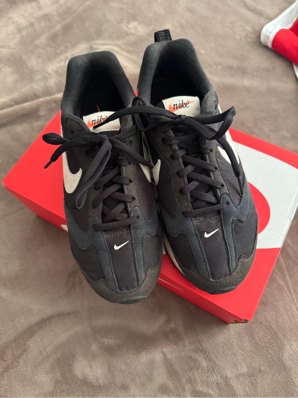 Nike Black and White Low-Top Sneakers